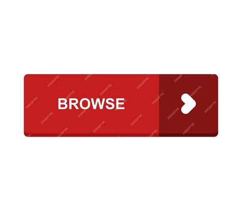 Premium Vector | Browse button