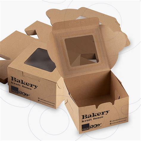 Bakery Boxes Custom Printed Packaging Wholesale Packmoo