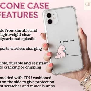 Cute Dinosaurs Phone Case Matching Couple Phone Case For Men And Women