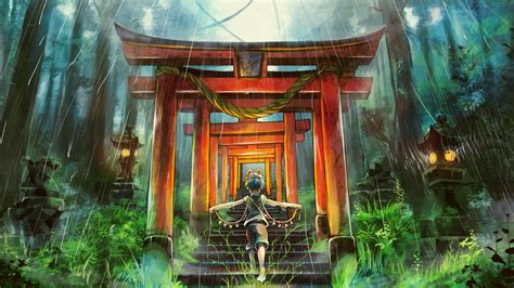 Anime Shrine Wallpapers - Wallpaper Cave