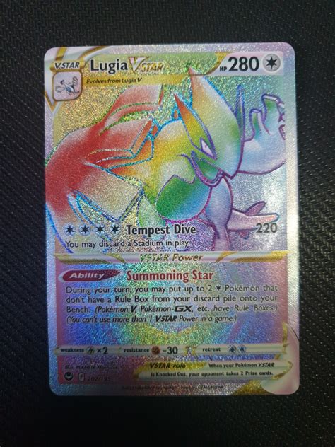 Pokemon TCG Lugia VSTAR Hyper Rare Rainbow Silver Tempest Lost Origin