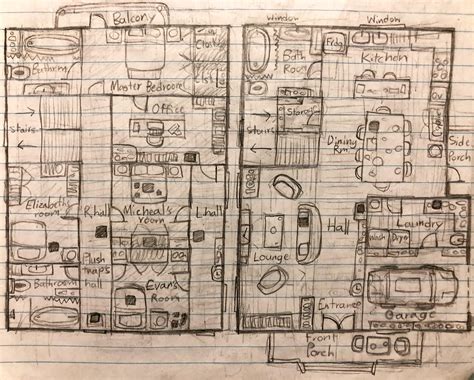 Here is my redesign of FNAF 4’s Afton House! I took some liberties to ...