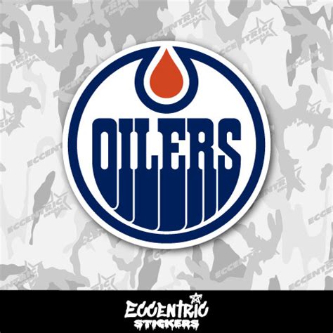 Edmonton Oilers Vinyl Sticker - Eccentric Stickers