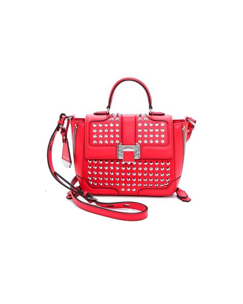 Rebecca Minkoff Elle Mini Shoulder Bag In Red Lyst