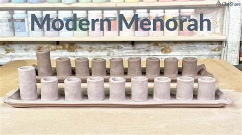 Modern Menorah - ClayShare Online Pottery and Ceramics Classes | Start ...