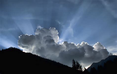 Wallpaper Sunlight Landscape Sky Clouds Calm Storm Evening