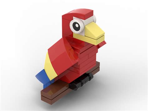 Lego Moc Parrot By 2in1 Rebrickable Build With Lego