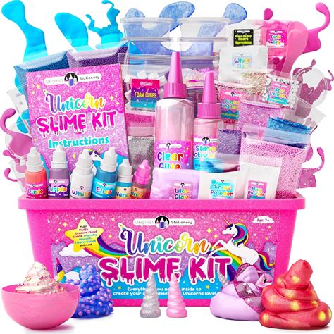 Original Stationery Unicorn Slime para Niñas Niños Kit Completo de