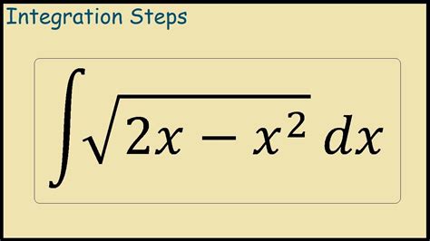 How To Integrate Sqrt X X Youtube