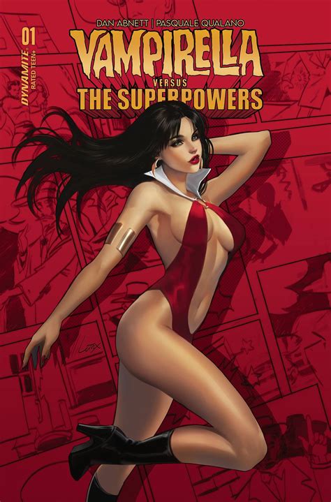 MAR230405 VAMPIRELLA VS SUPERPOWERS 1 CVR B LEIRIX Previews World