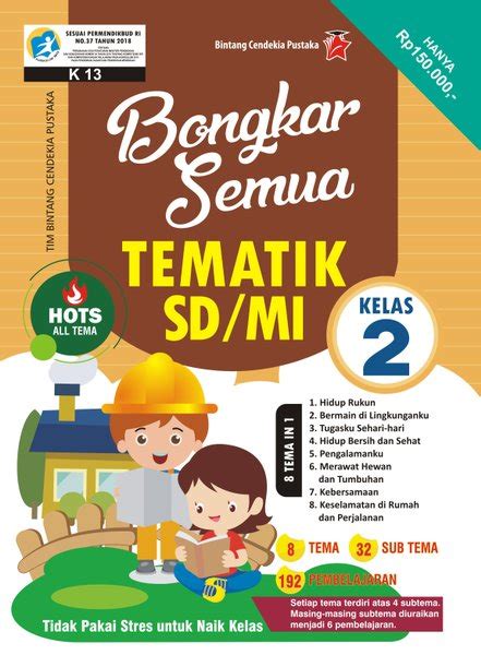 Jual Buku Bongkar Semua TEMATIK SD MI Kelas 2 Bintang Cendekia Pustaka