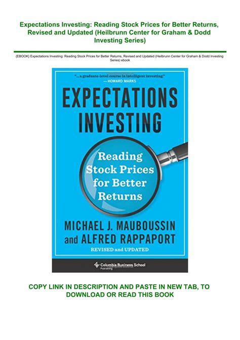 {EBOOK} Expectations Investing Reading Stock Prices for Better Returns
