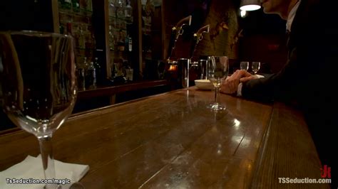 Big Tits Tranny Bartender Fucks Client AShemaletube