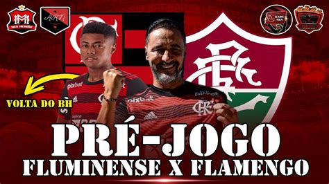 PRÉ JOGO FLAMENGO X FLUMINENSE VIDAL FORA DO JOGO VOLTA DE BH