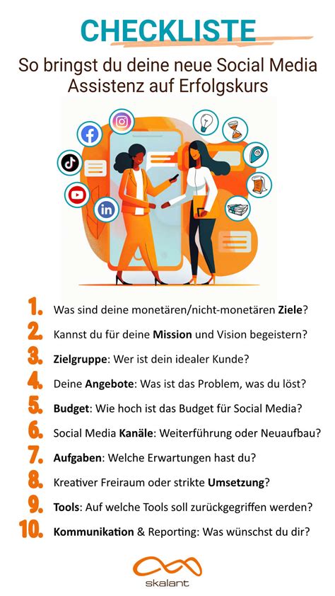 Checkliste Einarbeitung Deine Neue Social Media Assistentin