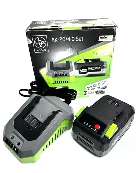 AKUMULATOR LUX-TOOLS 20V 4.0AH + ŁADOWARKA - 12622938548 - oficjalne ...