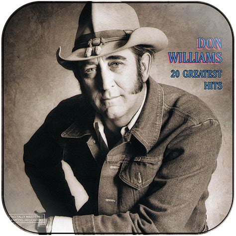 Don Williams 20 Greatest Hits Album Cover Sticker