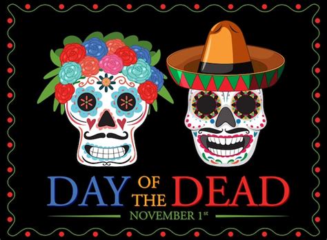 Free Vector Day Of The Dead Banner