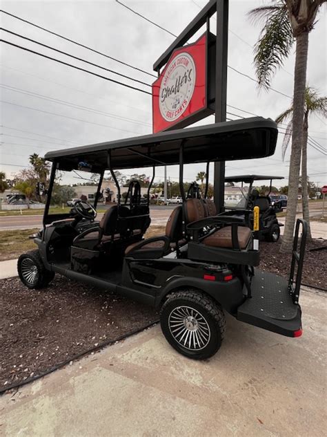 New 2024 Atlas 6 Passenger Lifted Street Legal Golf Cart LSV W 210ah