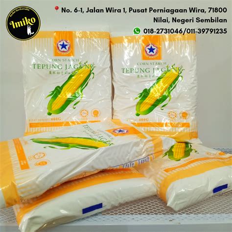 Bakery Tepung Jagung Cap Bintang Corn Starch 400gm Shopee Malaysia