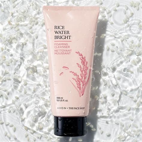 Rice Water Bright Foam Cleanser Top Quality By AVON All You Need Is