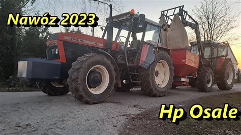 Sezon 2023 rozpoczęty Rozsiewanie Nawozu Hp Osale YouTube