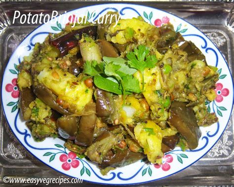 Potato Brinjal Curry Recipe How To Make Potato Brinjal Curry E A T