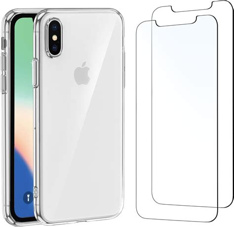 NEW C Hülle für iPhone X XS Ultra Transparent Silikon Weiches TPU Gel