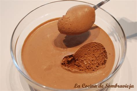 Cómo hacer Mousse de Chocolate con nata La Cocina de Sombravieja