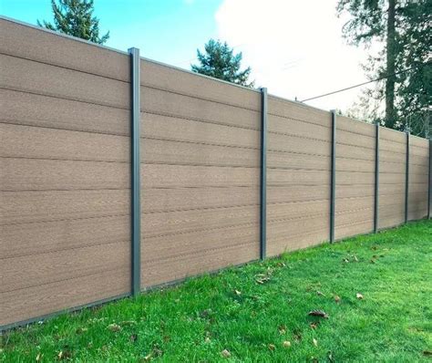 Showtech Outdoor Wood Plastic Wpc Fence Wpc Composite Fencing Board