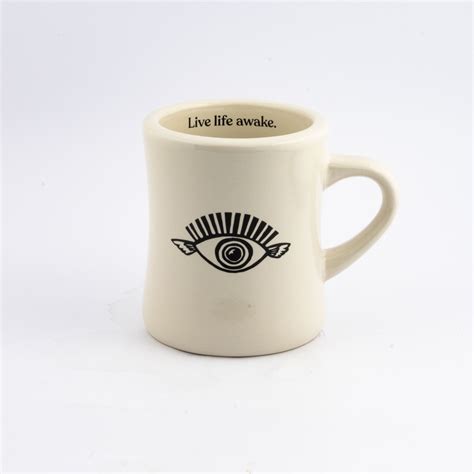 Live Life Awake Diner Mug | Coffee Roasters