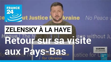 Zelensky à La Haye il demande la création d un tribunal spécial pour