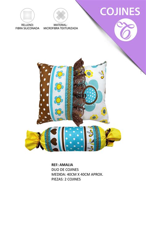 Fundas Cojines Duo Amalia Ktex Comodidad Y Confort