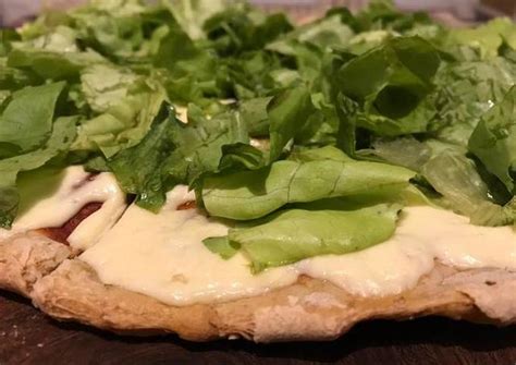 Pizza Con Lechuga Receta De Brenda Horvat Cookpad