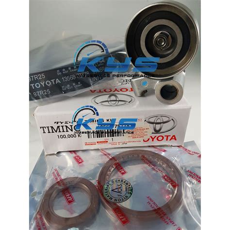 Toyota Genuine Timing Belt Kit Set With Oil Seal Bearing