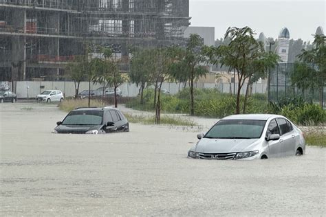 Photos Dubai Reels From Flood Chaos As Record Rains Lash Uae Floods