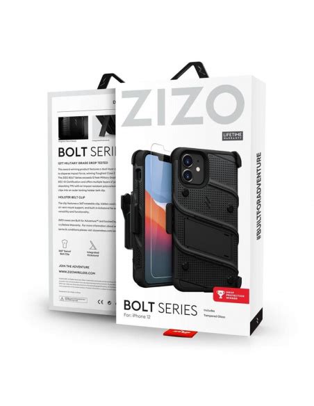 Pancerne Etui Zizo Bolt Cover Apple Iphone Mini Ze Szk Em H Na