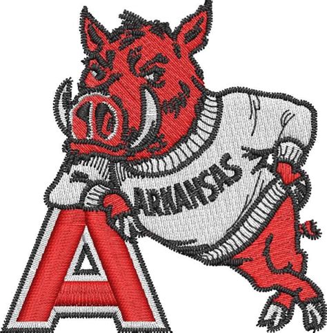 Vintage Arkansas Razorbacks PES Embroidery File Only - Etsy