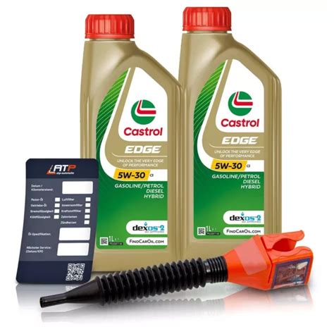 X Litre Castrol Edge Fluid Titanium W C Huile Moteur Mb