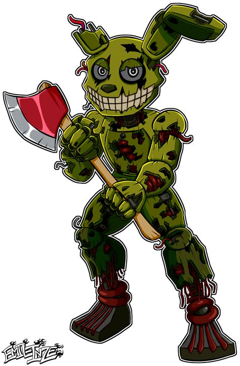 Springtrap Five Nights At Freddys 3 By Emil Inze On Deviantart