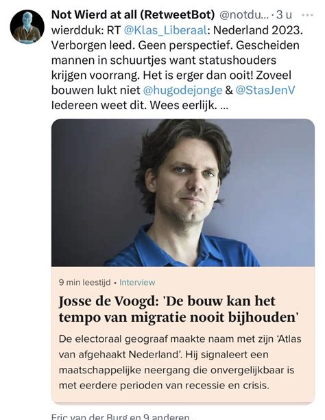 Peter Breedveld On Twitter En Daar Hebben We Josse De Voogd Weer Met