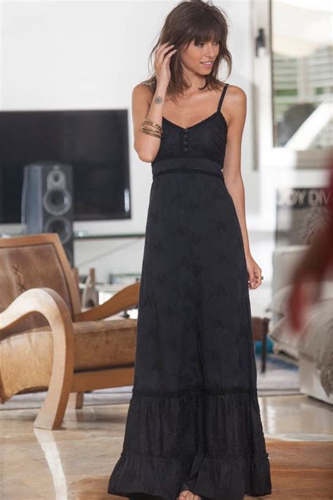 boho black maxi dress | Dresses Images 2024