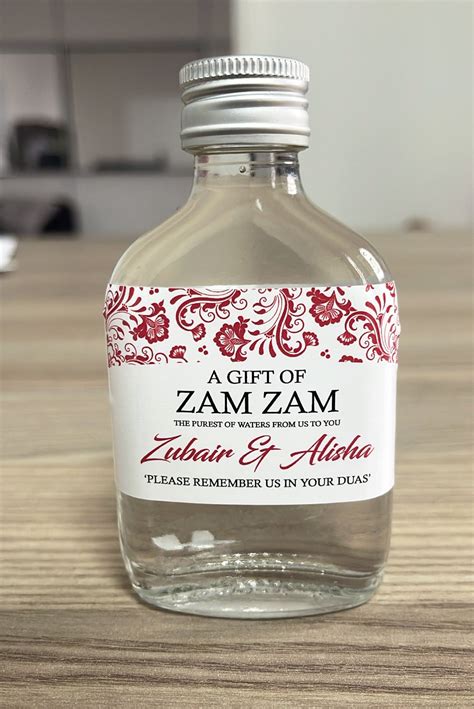 Zam Zam Sticker Zam Zam Water Zam Zam Water Bottle Sticker Etsy