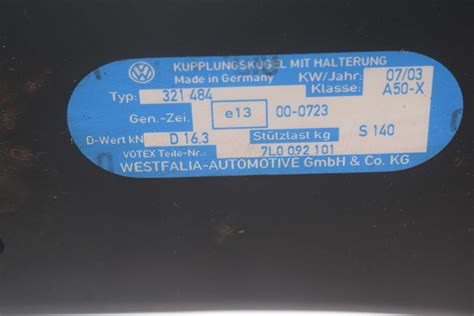 Hak holowniczy VW TOUAREG 7L 02 06r 7L0 092101 orginał Czarny Dunajec