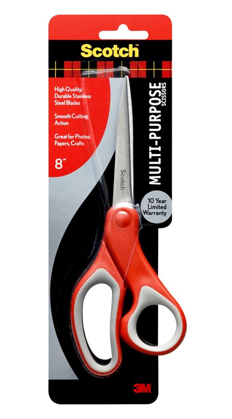 Scotch 8 Inch Multi Purpose Stainless Steel Scissors