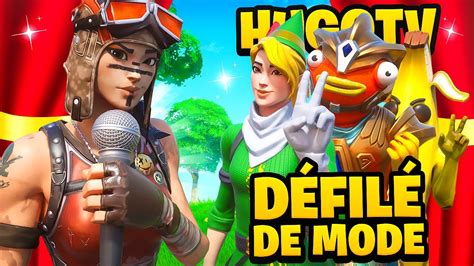 LIVE FORTNITE FR DÉFILÉ DE MODE CONCOURS DE SKIN PARTIE PERSO