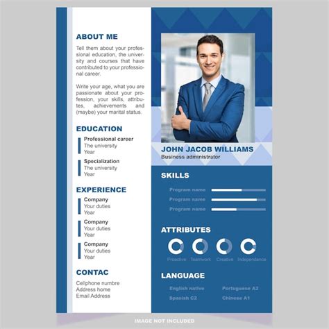 Premium Vector EDITABLE SIMPLE RESUME OR CV TEMPLATE A4