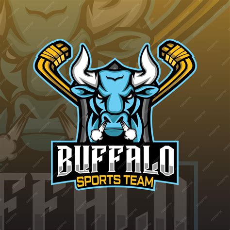 Premium Vector | Bulls head mascot sports team logo design