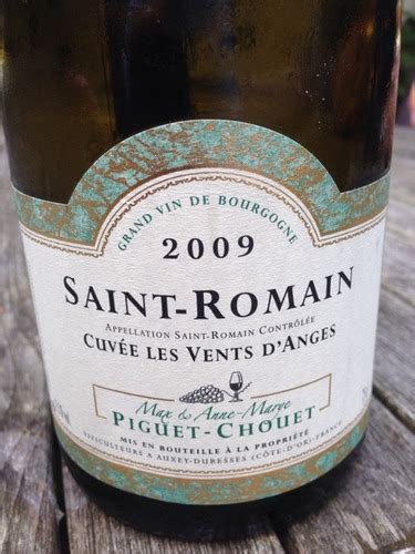 Piguet Chouet Cuv E Les Vents D Anges Saint Romain Vivino Us