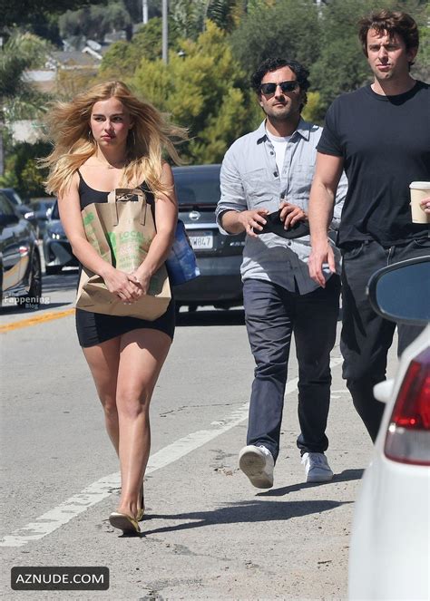 Addison Rae Sexy Spotted Showing Off Her Stunning Legs In A Hot Sheer Mini Dress At A Park In